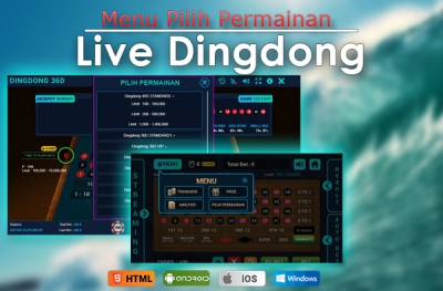 Menu Pilih Permainan Versi Mobile Dan Website