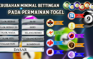 Perubahan Minimal Bettingan Pada Permainan Togel