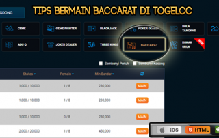 Tips Bermain Kartu Baccarat Di Togelcc