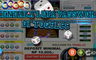 Kendala Lupa Password DiTOGELCC