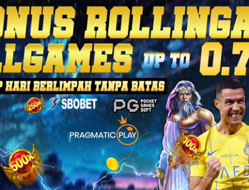 BONUS ROLLINGAN UP TO 0.7 % (SLOT GAMES, LIVE CASINO & SPORTSBOOK) (NOVEMBER)