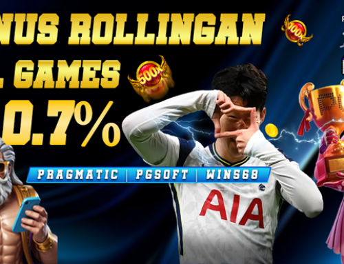 BONUS ROLLINGAN UP TO 0.7 % (SLOT GAMES, LIVE CASINO & SPORTSBOOK) – FEBRUARI